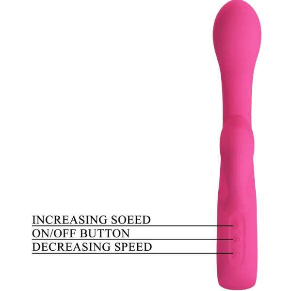 PRETTY LOVE - FRITZ RABBIT VIBRADOR 12 VIBRAÃÃES ROSA - Image 6