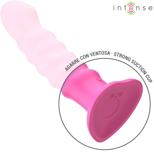 INTENSE - CINDY VIBRADOR TAMANHO L DESIGN ESPIRAL 10 VIBRAÃÃES ROSA CONTROLE REMOTO - Image 6