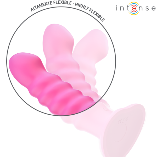 INTENSE - CINDY VIBRADOR TAMANHO L DESIGN ESPIRAL 10 VIBRAÃÃES ROSA CONTROLE REMOTO - Image 4