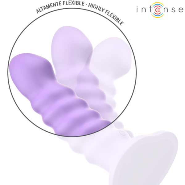 INTENSE - BRENDA VIBRADOR TAMANHO M DESIGN ESPIRAL 10 VIBRAÃÃES ROXO CONTROLE REMOTO - Image 5