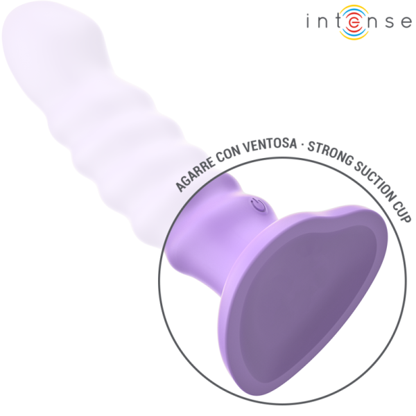 INTENSE - BRENDA VIBRADOR TAMANHO M DESIGN ESPIRAL 10 VIBRAÃÃES ROXO CONTROLE REMOTO - Image 3