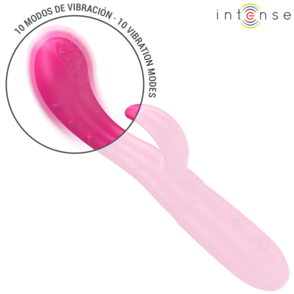 INTENSE - AMARA VIBRADOR COM LÃNGUA ESTIMULANTE 10 VIBRAÃÃES ROSA - Image 3