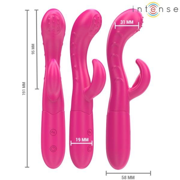 INTENSE - AMARA VIBRADOR COM LÃNGUA ESTIMULANTE 10 VIBRAÃÃES ROSA - Image 2