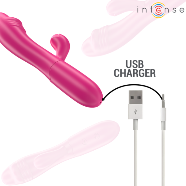 INTENSE - IVY VIBRADOR FLEXÃVEL 10 VIBRAÃÃES COM LÃNGUA ESTIMULANTE ROSA - Image 6