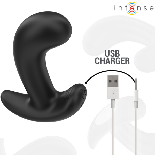 INTENSE - CHANDLER ANAL PLUG 10 VIBRAÃÃES PRETO CONTROLE REMOTO - Image 5