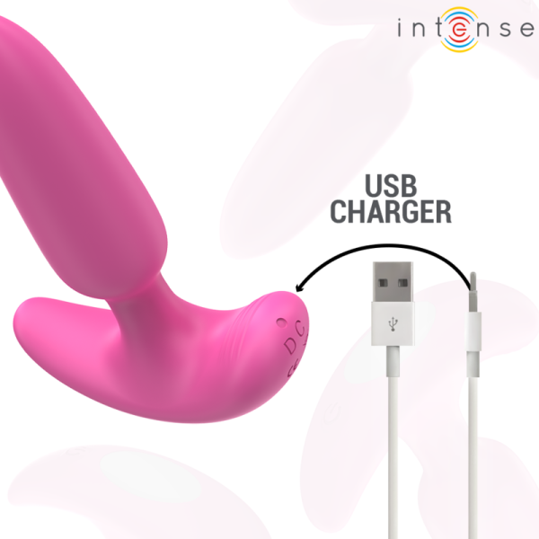 INTENSE - ROSS ANAL PLUG 10 VIBRAÃÃES ROSA CONTROLE REMOTO - Image 5