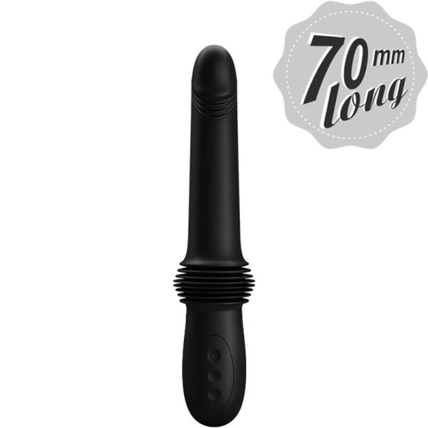 PRETTY LOVE - VIBRADOR PAZUZU 3 MODOS DE IMPULSO PRETO