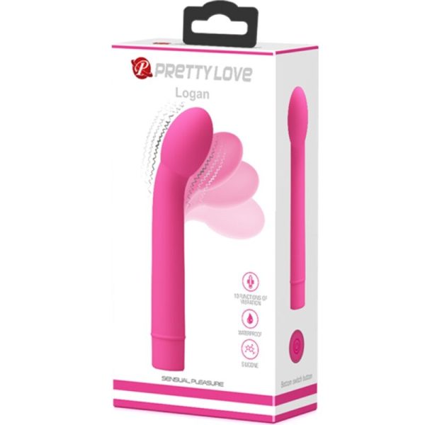 PRETTY LOVE - LOGAN G-SPOT VIBRADOR 10 VIBRAÃÃES ROSA - Image 6