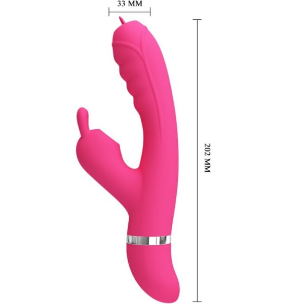 PRETTY LOVE - VIBRADOR COELHO MULTIFUNCIONAL PHOENIX ROSA - Image 3