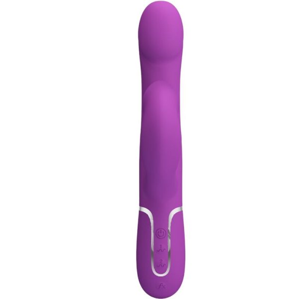 PRETTY LOVE - VIBRADOR E ESTIMULADOR MULTIFUNCIONAL 4 EM 1 ROXO - Image 2