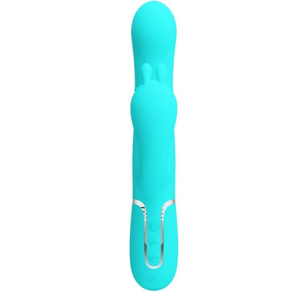 PRETTY LOVE - CAMMY 4 EM 1 MULTIFUNCIONAL TRIPPLE RABBIT VIBRADOR AZUL - Image 2