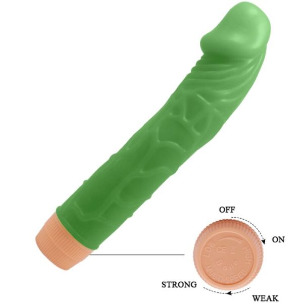 BAILE - BILL VIBRADOR REALISTA 22,5 CM VERDE - Image 4