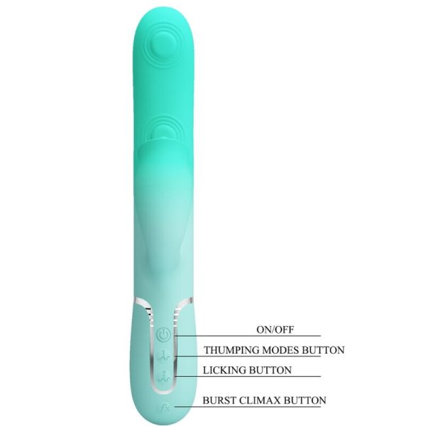 PRETTY LOVE - GIGI MULTIFUNCIONAL COELHO VIBRADOR AQUA VERDE - Image 8