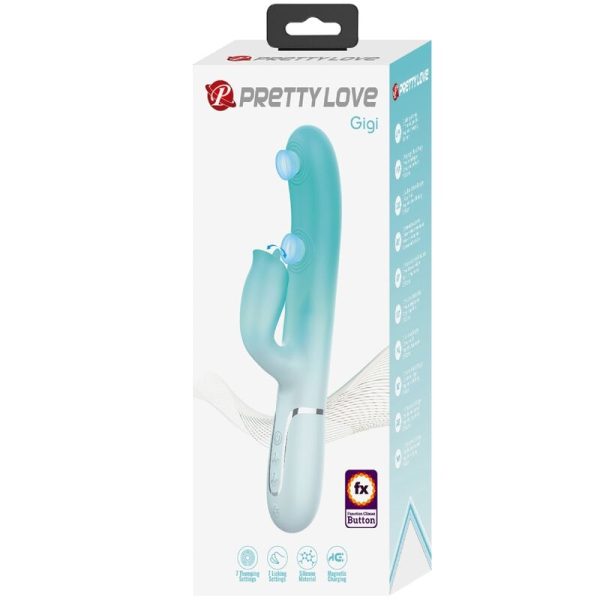 PRETTY LOVE - GIGI MULTIFUNCIONAL COELHO VIBRADOR AQUA VERDE - Image 11