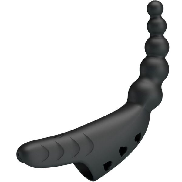 PRETTY LOVE - VIBRADOR DE DEDO JORDIN 10 VIBRAÃÃES PRETO - Image 3