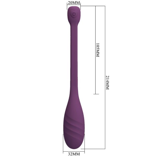 PRETTY LOVE - VIBRADOR CONTROLADO POR APLICATIVO LEVIATHAN ROXO - Image 6