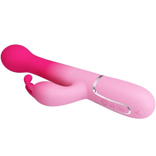 PRETTY LOVE - DEJON 3 EM 1 MULTIFUNCIONAL RABBIT VIBRADOR ROSA - Image 4