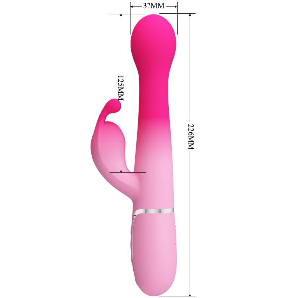 PRETTY LOVE - DEJON 3 EM 1 MULTIFUNCIONAL RABBIT VIBRADOR ROSA - Image 8