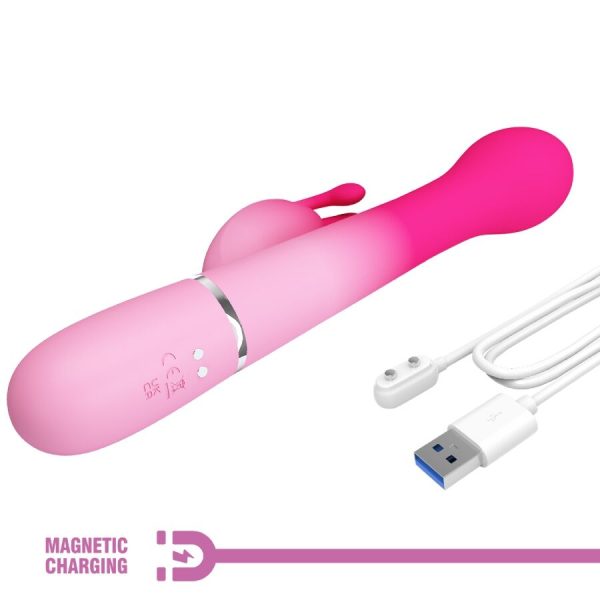 PRETTY LOVE - DEJON 3 EM 1 MULTIFUNCIONAL RABBIT VIBRADOR ROSA - Image 10