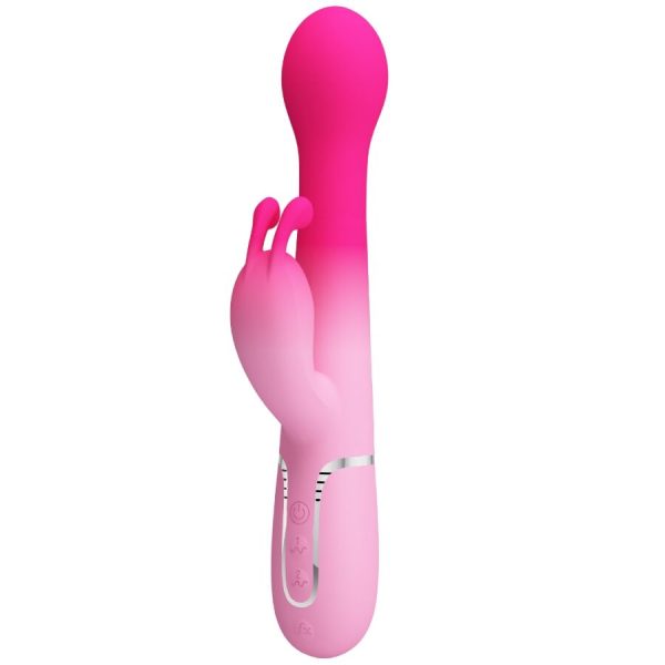 PRETTY LOVE - DEJON 3 EM 1 MULTIFUNCIONAL RABBIT VIBRADOR ROSA - Image 2