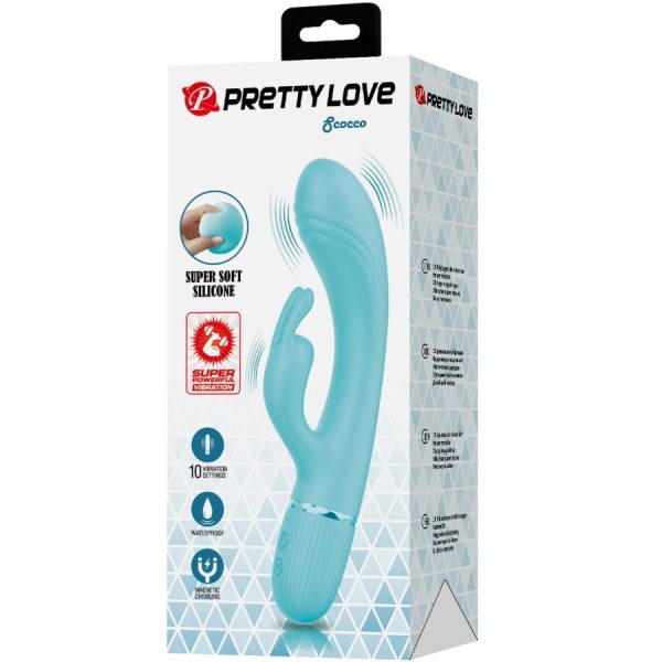 PRETTY LOVE - SCOCCO VIBRADOR COELHO TURQUESA - Image 11