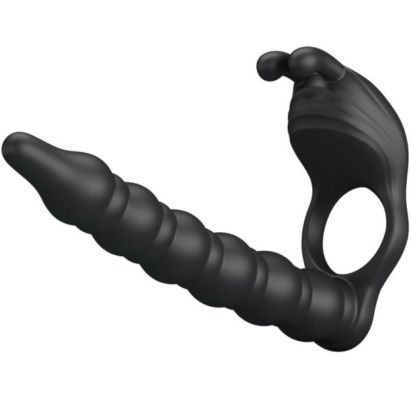 PRETTY LOVE - BLACKNEY ANÉIS PARA PÊNIS COM PLUG VIBRADOR - Image 4