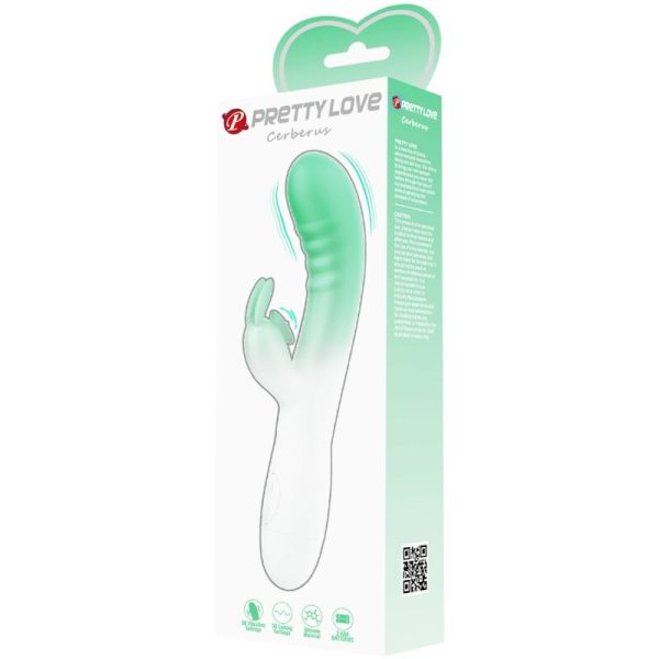 PRETTY LOVE - VIBRADOR CERBERUS RABBIT 30 VIBRAÃÃES VERDE - Image 9