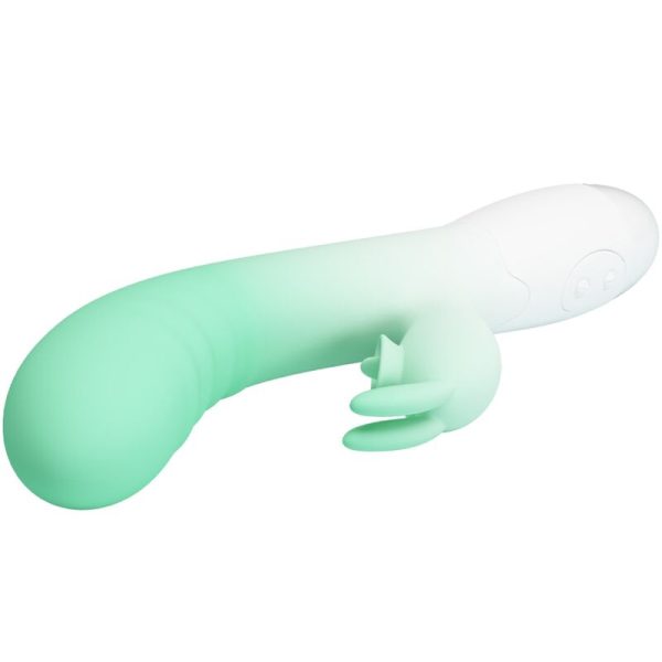 PRETTY LOVE - VIBRADOR CERBERUS RABBIT 30 VIBRAÃÃES VERDE - Image 5