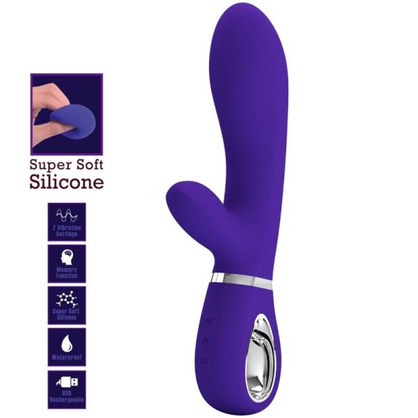 PRETTY LOVE - VIBRADOR MULTIFUNO G-SPOT THOMAS ROXO - Image 7