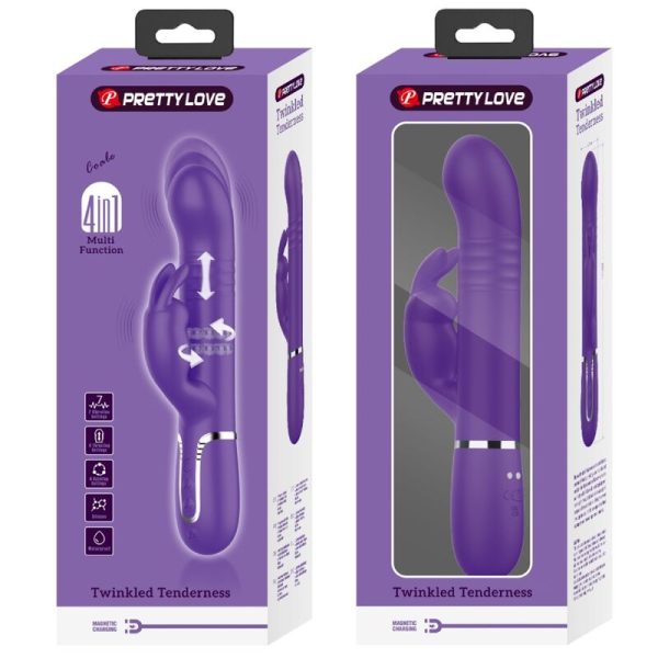 PRETTY LOVE - COALE VIBRADOR  COELHO 4 EM 1 ROXO - Image 10