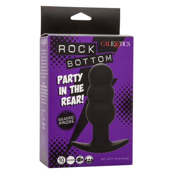 CALEXOTICS - ROCK BOTTOM PLUG ANAL COM ESFERAS 10 VIBRAÃÃES SILICONE PRETO - Image 10