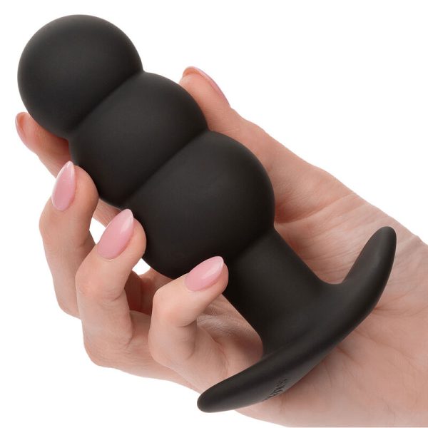 CALEXOTICS - ROCK BOTTOM PLUG ANAL COM ESFERAS 10 VIBRAÃÃES SILICONE PRETO - Image 6