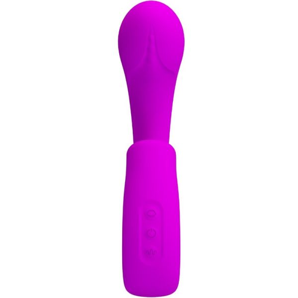 PRETTY LOVE - SIBEL SIBEL VIBRADOR PONTO G + ESTIMULADOR DE CLITÃRIS 10 VIBRAÃÃES ROXO - Image 3