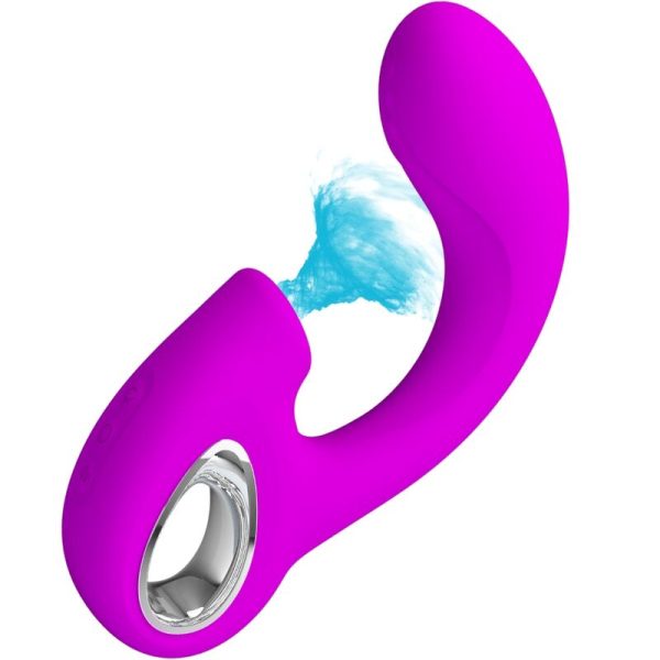 PRETTY LOVE - SIBEL SIBEL VIBRADOR PONTO G + ESTIMULADOR DE CLITÃRIS 10 VIBRAÃÃES ROXO - Image 2