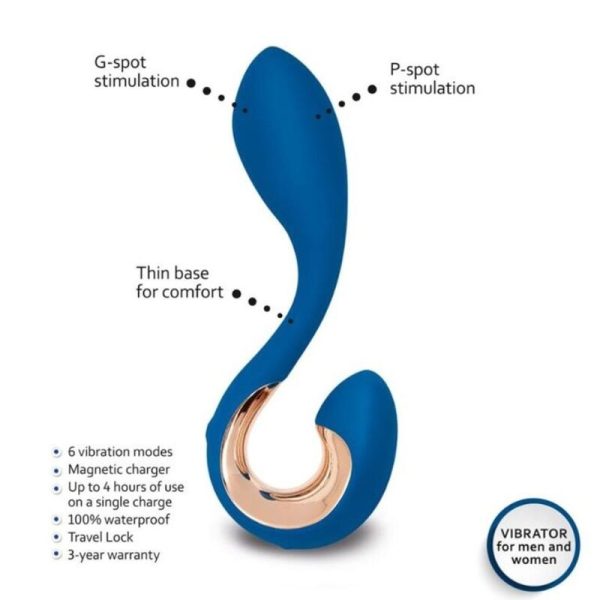 G-VIBE - VIBRADOR GPOP 2 G E P PONTO AZUL ÍNDIGO - Image 4
