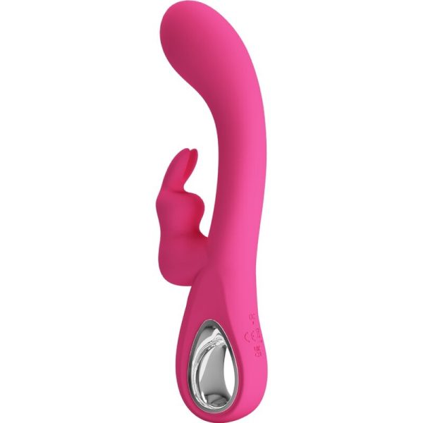PRETTY LOVE - NOVAK RABBIT VIBRADOR 12 VIBRAÃÃES ROSA - Image 5