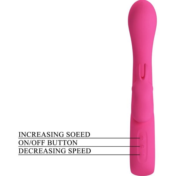 PRETTY LOVE - NOVAK RABBIT VIBRADOR 12 VIBRAÃÃES ROSA - Image 7