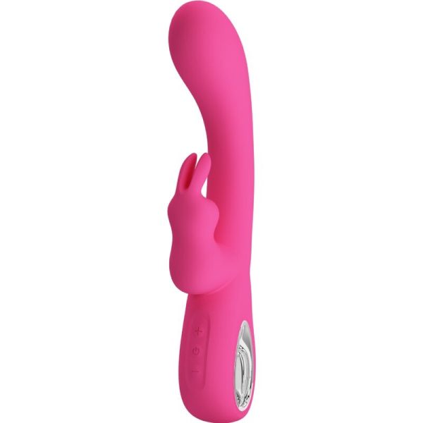 PRETTY LOVE - NOVAK RABBIT VIBRADOR 12 VIBRAÃÃES ROSA - Image 3