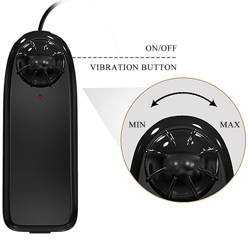 BAILE - BAHAMUT VIBRADOR REALISTA 21,8 CM CARNE CONTROLE REMOTO - Image 6