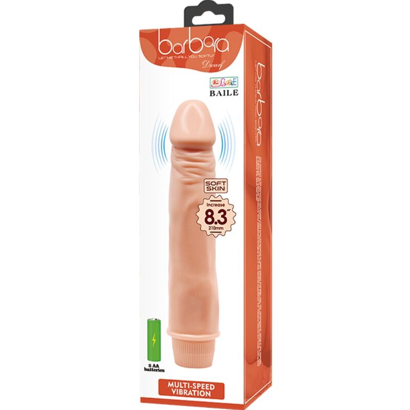 BAILE - VIBRADOR REALISTA ANÃO 21 CM CARNE - Image 6