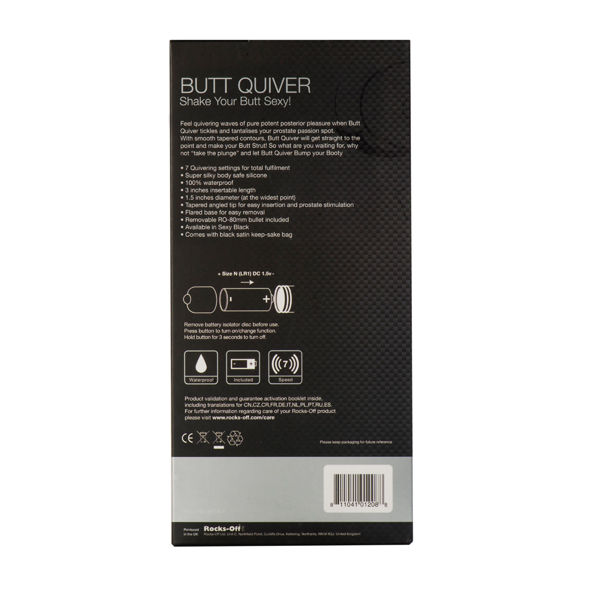BUTT QUIVER 7 VELOCIDADE ANAL ESTIMULADOR PRETO. - Image 3