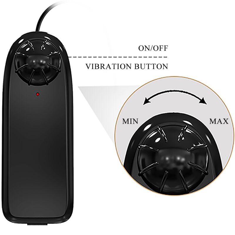 BAILE - CATOBLEPAS VIBRADOR REALISTA 20,6 CM CARNE CONTROLE REMOTO - Image 6