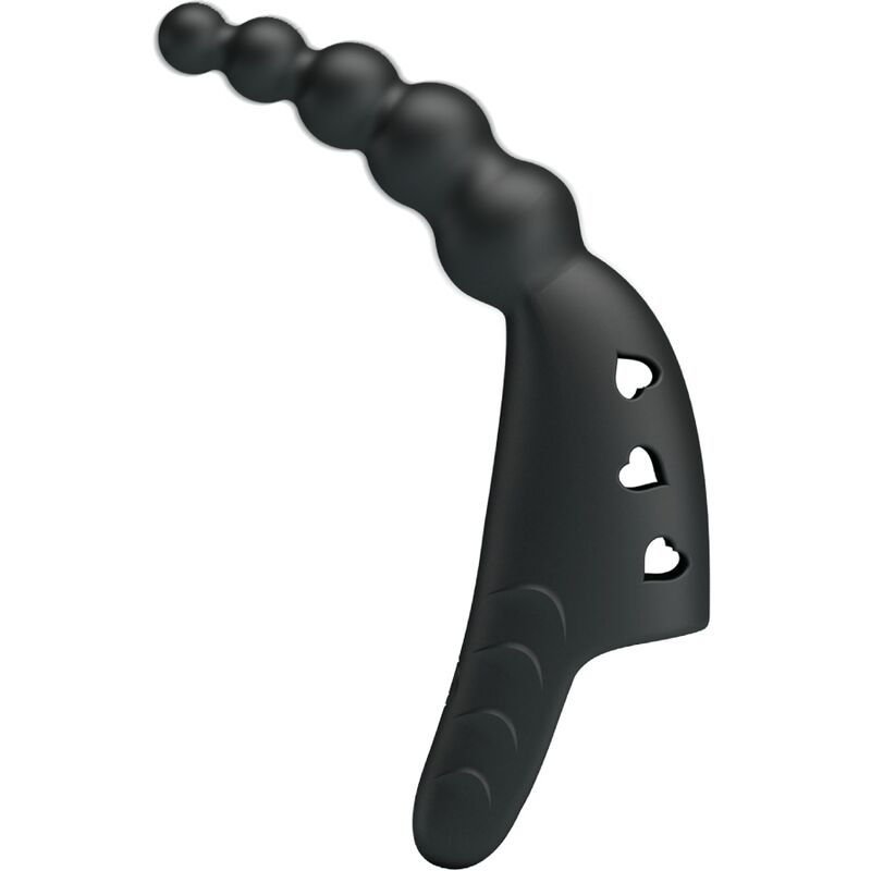 PRETTY LOVE - VIBRADOR DE DEDO JORDIN 10 VIBRAÃÃES PRETO