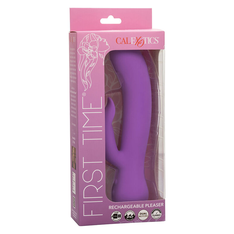CALEXOTICS - FIRST TIME VIBRADOR PLEASER RECARREGÃVEL ROXO - Image 10