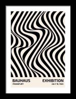 Bauhaus Exhibition Wooden Framed Poster Wall Art