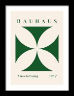 Bauhaus Exhibition Wooden Framed Poster Wall Art