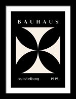 Bauhaus Exhibition Wooden Framed Poster Wall Art