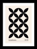 Bauhaus Exhibition Wooden Framed Poster Wall Art