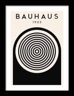 Bauhaus Exhibition Wooden Framed Poster Wall Art