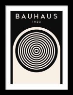 Bauhaus Exhibition Wooden Framed Poster Wall Art